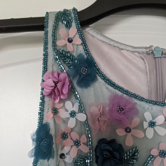 Theia evening couture pastel formal dress gown - Picture 5 of 8